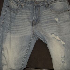 Casual Distressed Denim Jeans for Men